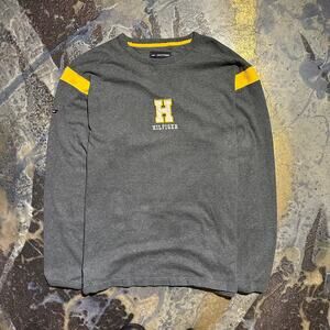 Vintage Tommy Hilfiger Athletics Crewneck – Gray Large